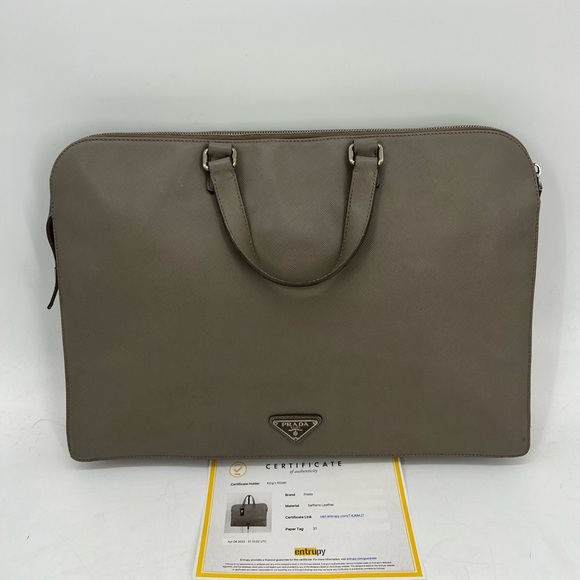 Prada Saffiano Document bag - Picture 2 of 14